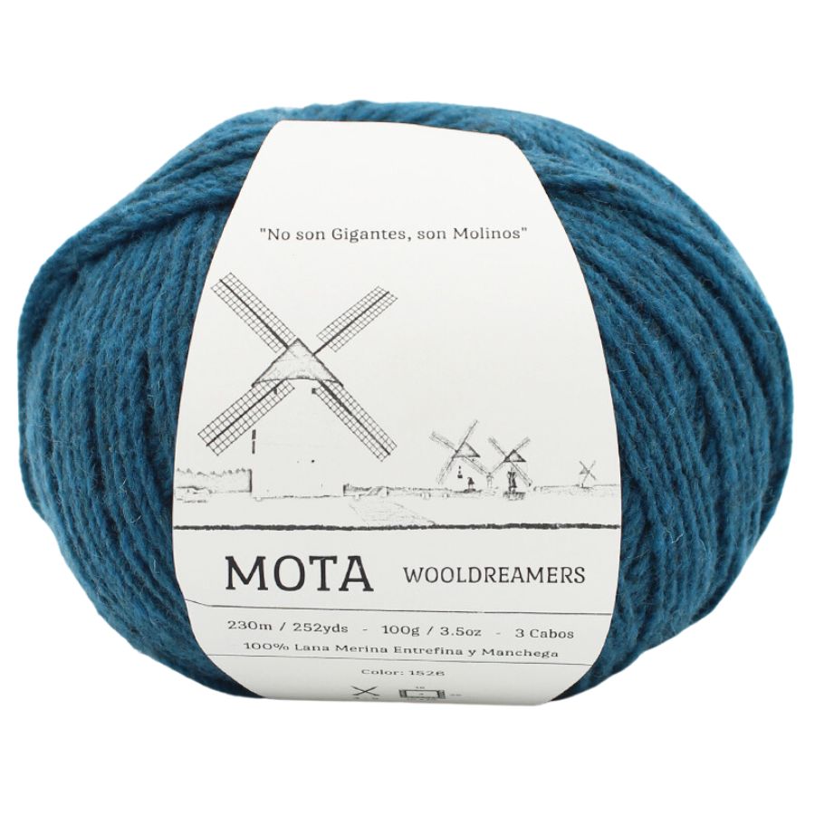 Kuvassa on Wool Dreamers Mota -lanka (yarn) värissä 1526.