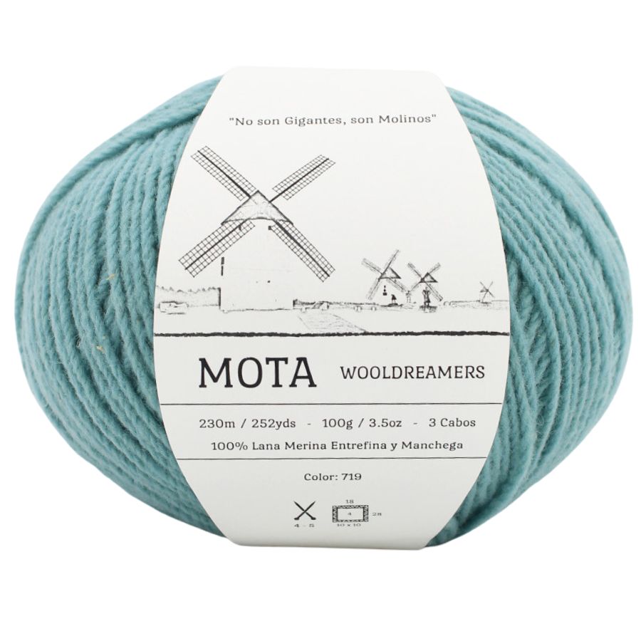 Kuvassa on Wool Dreamers Mota -lanka (yarn) värissä 719.