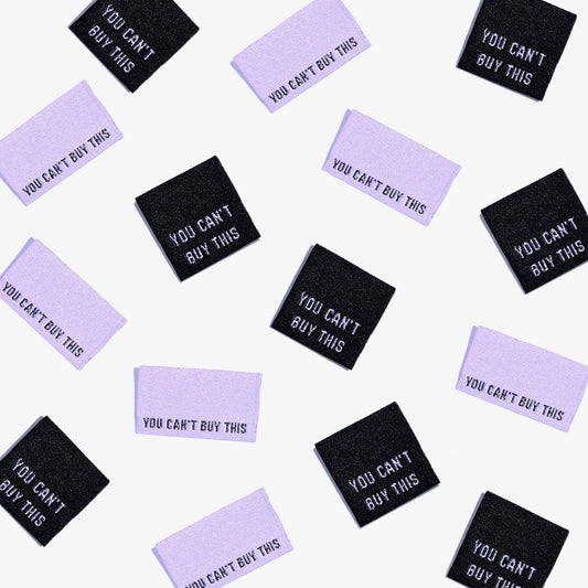You Can't Buy This -kangasmerkit (kiiltävät) 6kpl/pakkaus